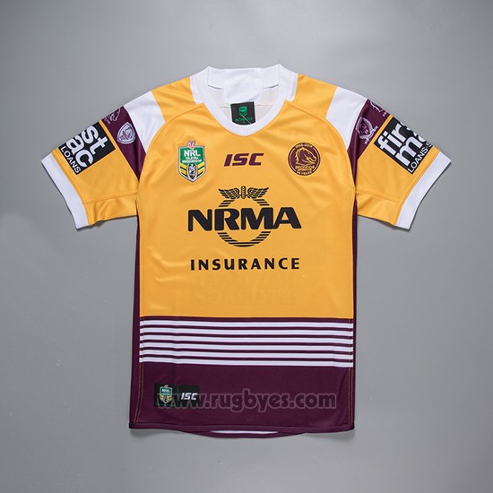 Camiseta Brisbane Broncos Rugby 2018-19 Commemorative